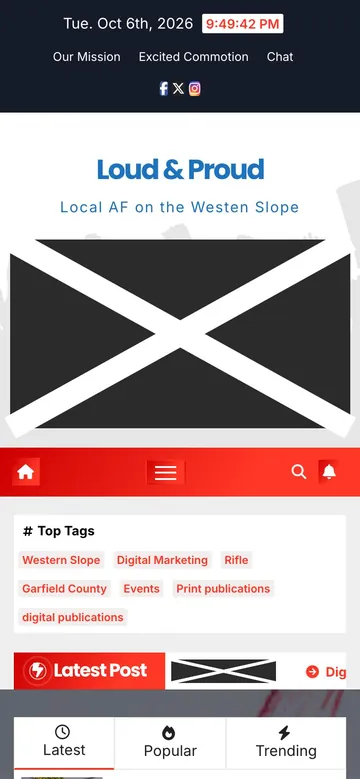 Firm S home page on a phone, with names, logos, phone numbers and faces covered